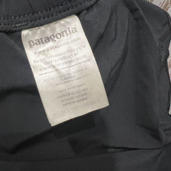 Patagonia Fleetwith Dress Cross-Back Tank Pockets Drawstring XL Black Active - Picture 5 of 6